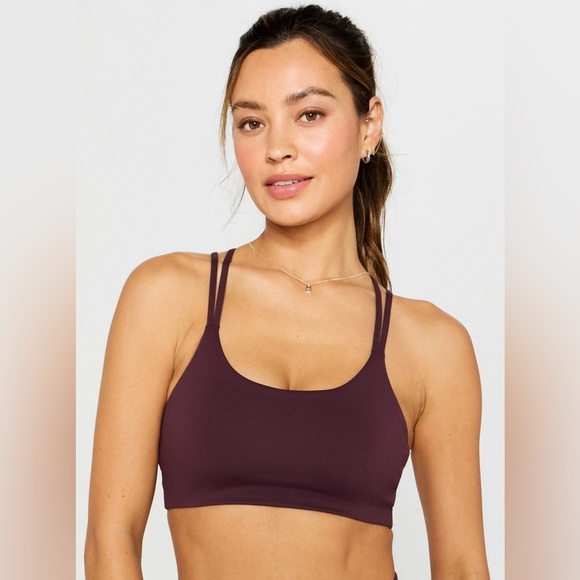 Fabletics Other - NWT, Fabletics Principal Low Impact Bra, M, OxBlood, L41